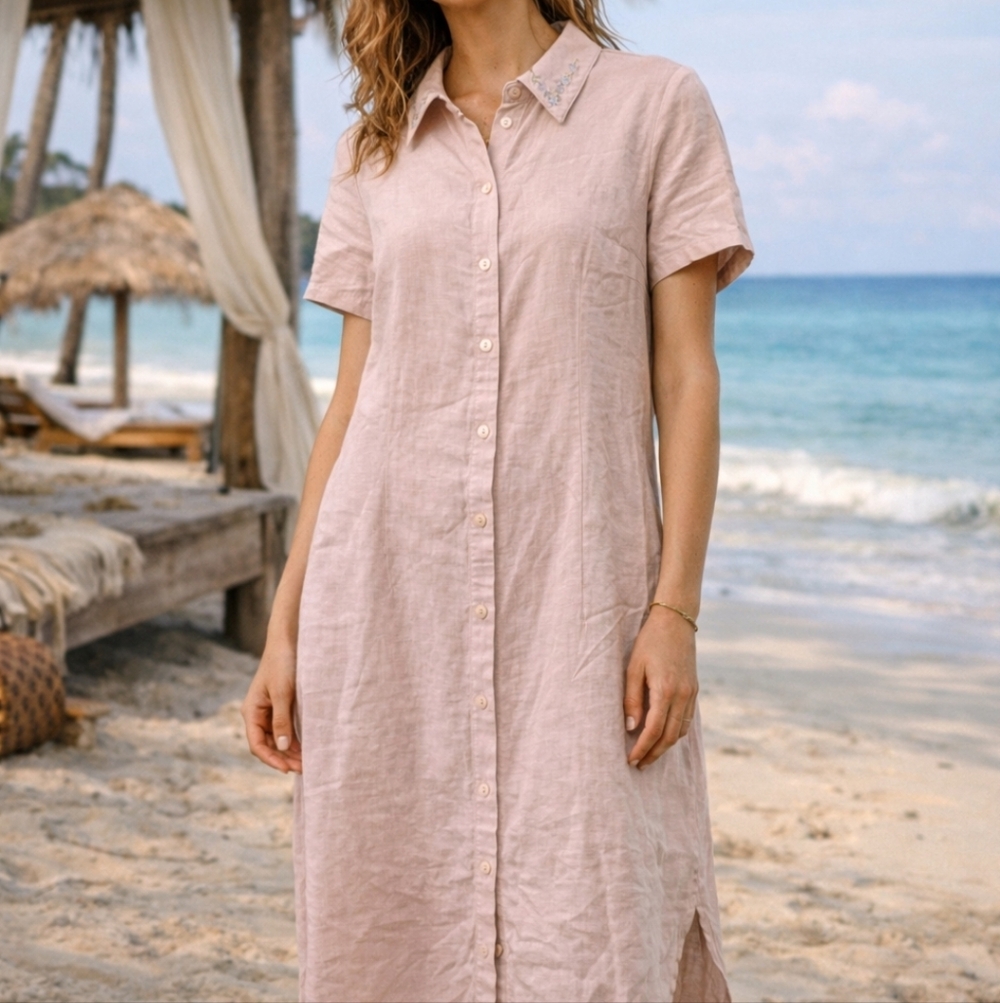 Vintage Linen Dress